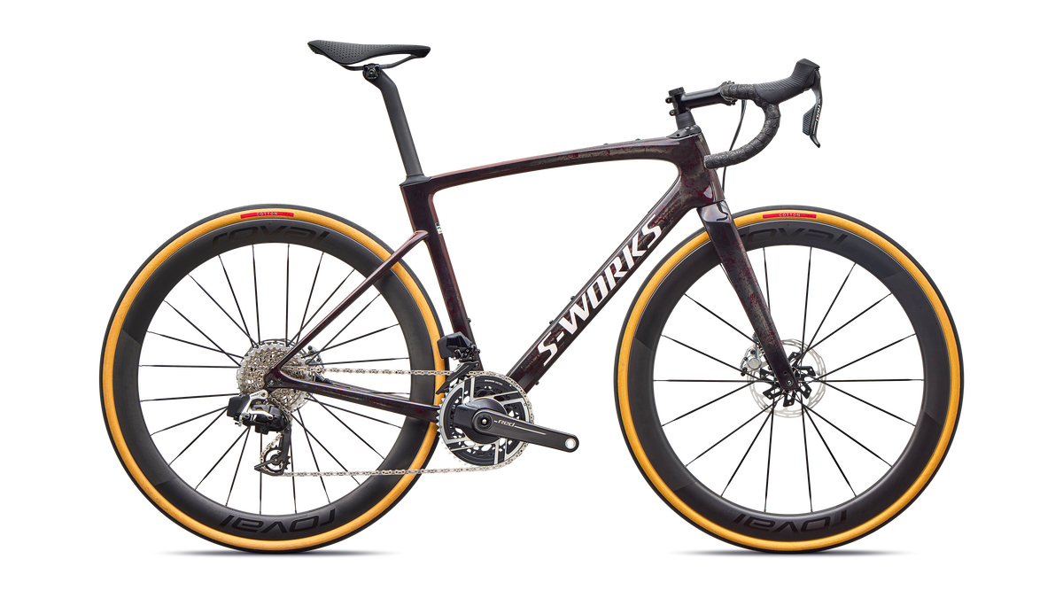 Specialized S-Works Roubaix SL8 - SRAM RED AXS - Gloss Carbon / Red Sky / Rose Shimmer