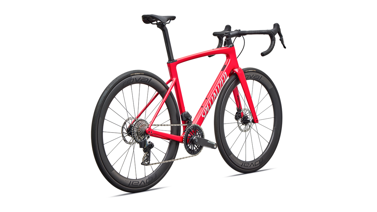 Specialized Roubaix SL8 Pro - SRAM Force AXS - Gloss Vivid Red / Silver Dust