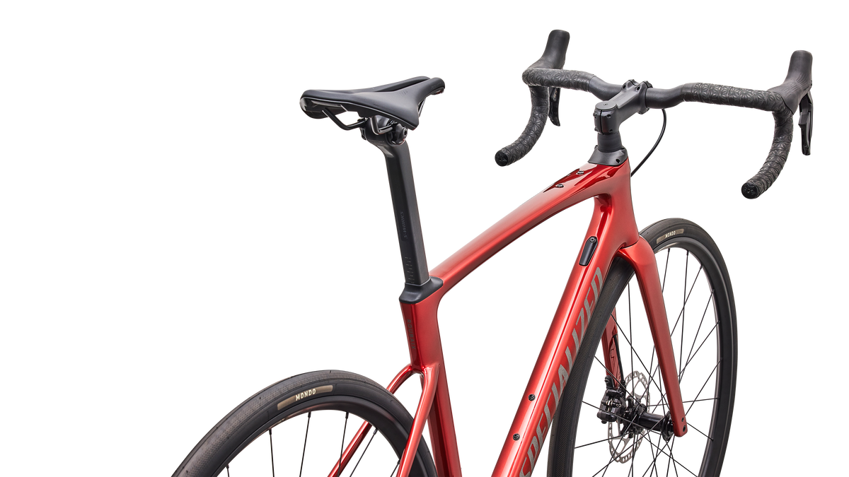 Specialized Roubaix SL8 Comp - Shimano 105 Di2 - Gloss Cayenne Metallic / Smoke Metallic