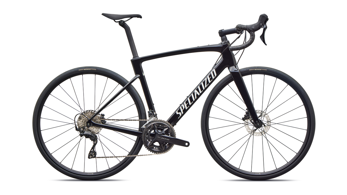 Specialized Roubaix SL8 Sport - Shimano 105 - Gloss Black / Dune White