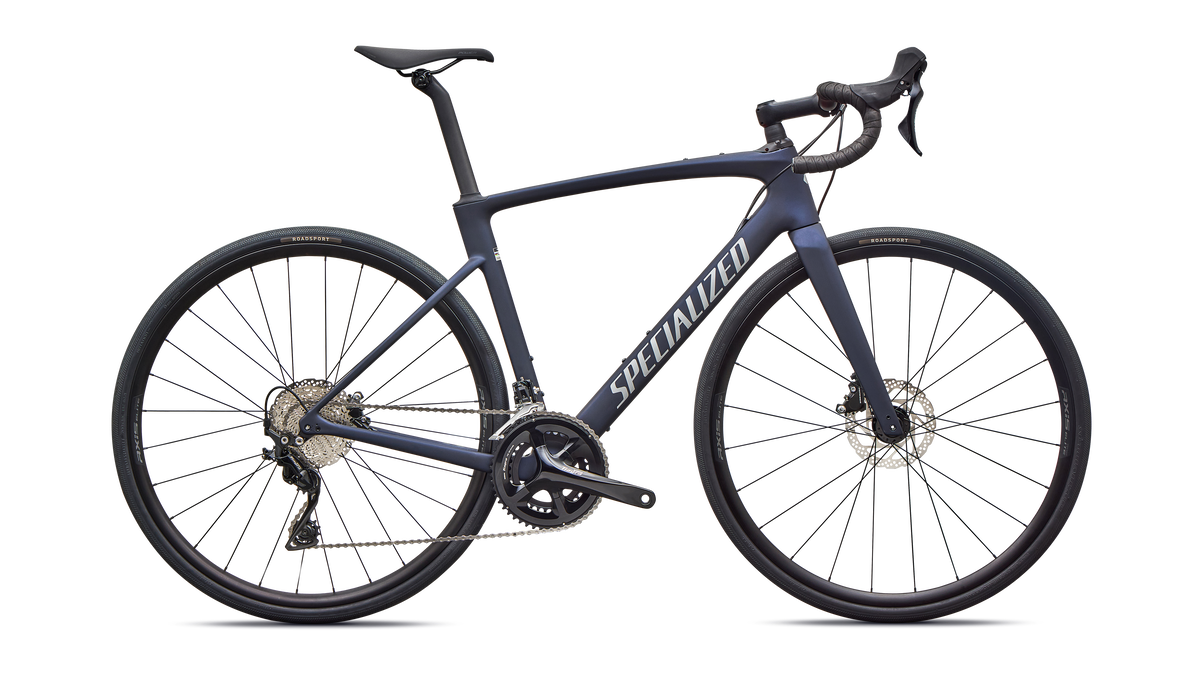 Specialized Roubaix SL8 - Shimano Tiagra - Satin Deep Marine Metallic / Shadow Silver