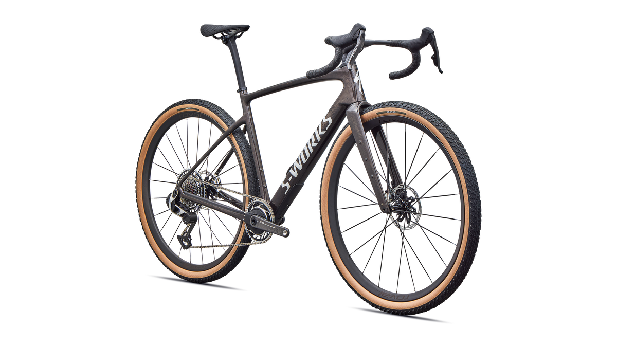 Specialized S-Works Diverge 4 - SRAM RED XPLR - Warm Smoke Metallic / Carbon Silver Dust