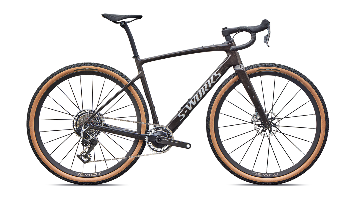 Specialized S-Works Diverge 4 - SRAM RED XPLR - Warm Smoke Metallic / Carbon Silver Dust