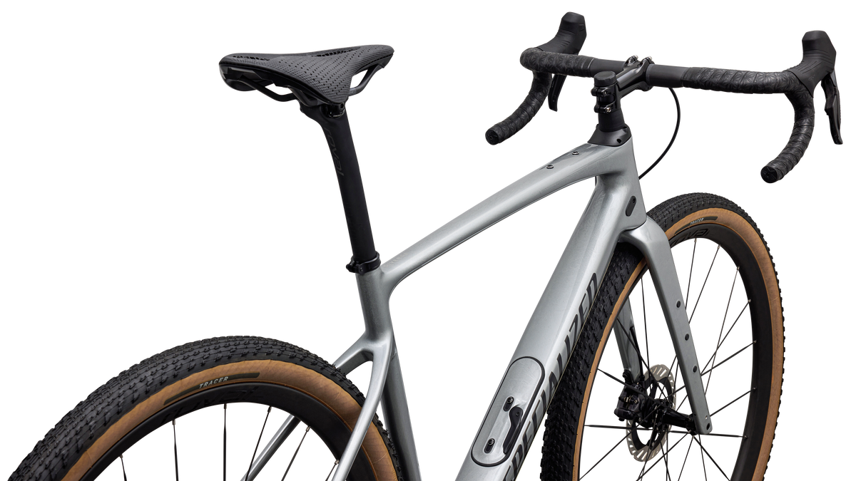 Specialized Diverge 4 Pro LTD - Shimano XTR/GRX Di2 - Gloss Shadow Silver / Obsidian Metallic