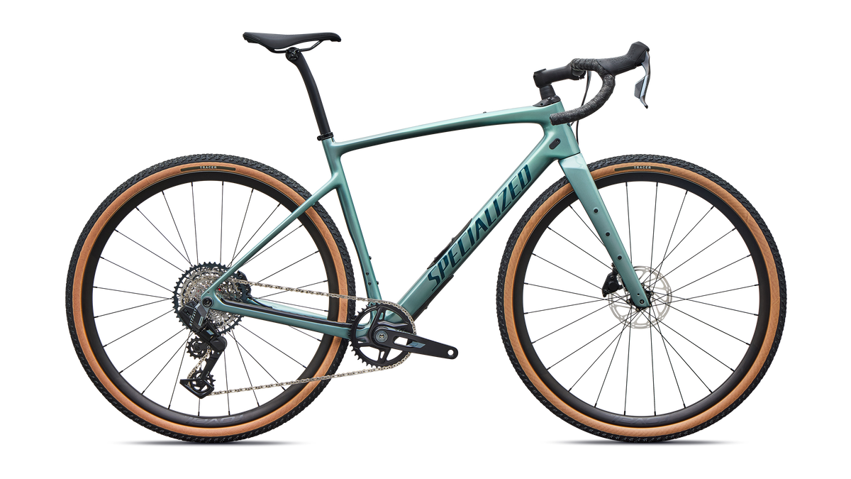 Specialized Diverge 4 Expert - SRAM Rival XPLR - Fjord Metallic / Emerald Metallic