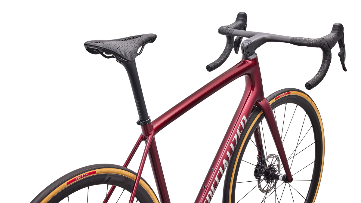 Specialized Aethos 2 Pro - SRAM Force AXS - Red Sky / Chrome