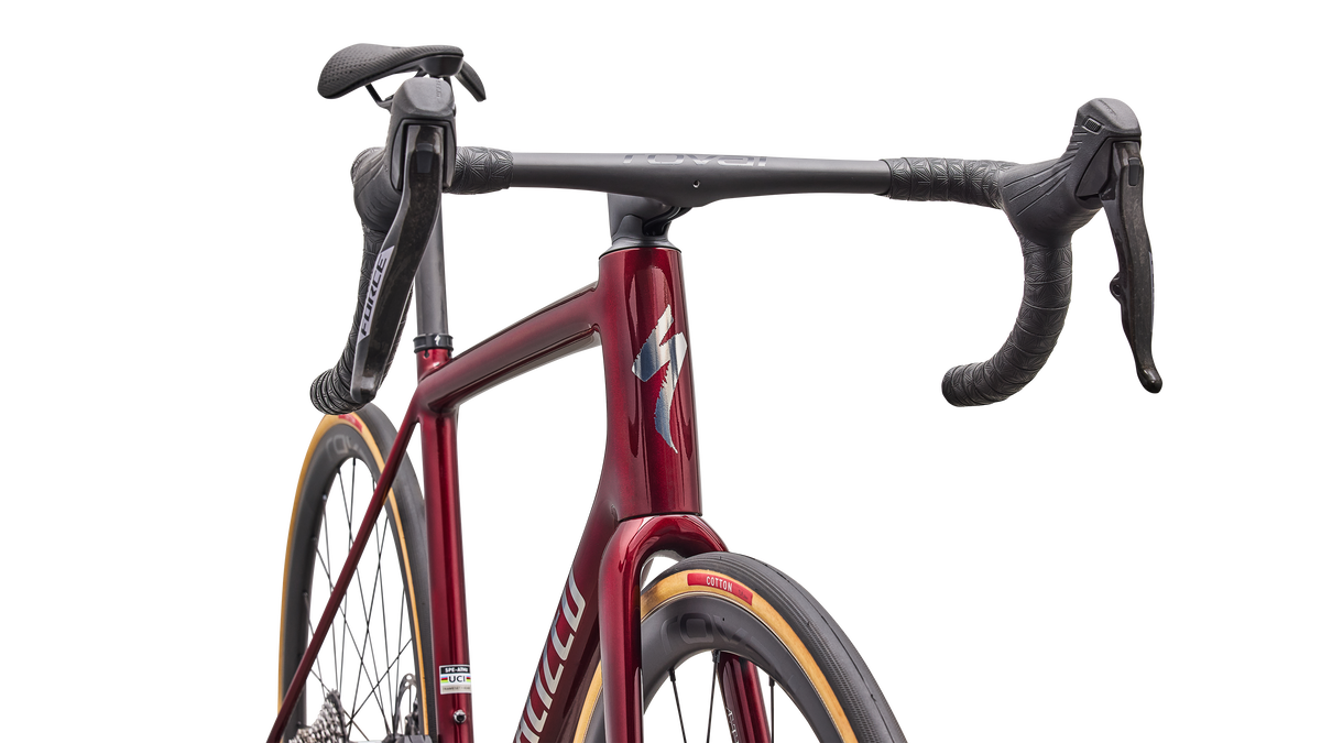 Specialized Aethos 2 Pro - SRAM Force AXS - Red Sky / Chrome