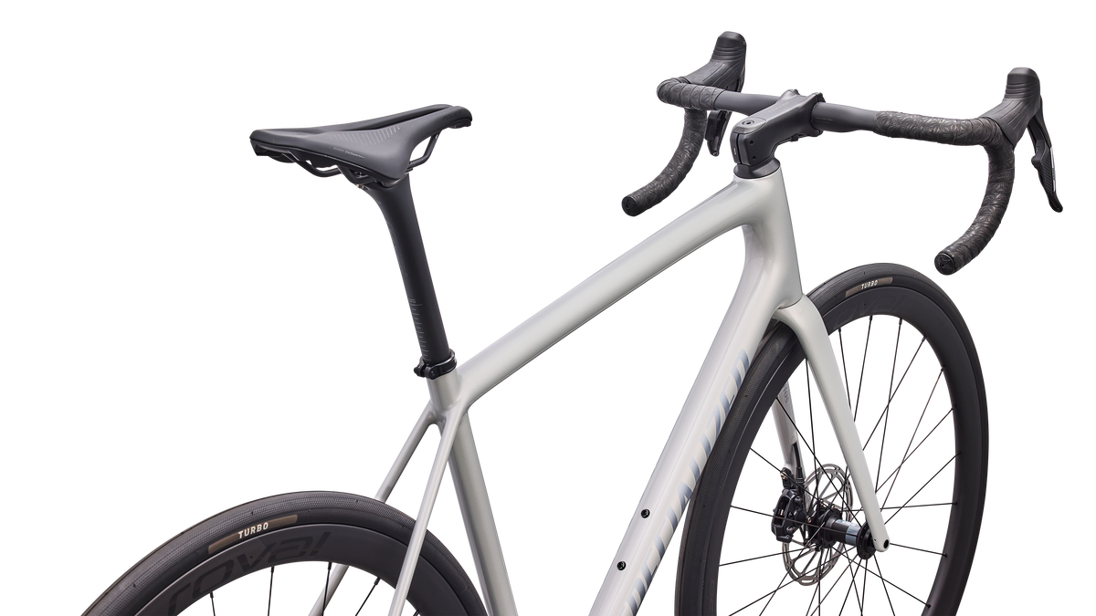 Specialized Aethos 2 Expert - SRAM Force AXS - Dolomite Metallic / Shadow Silver