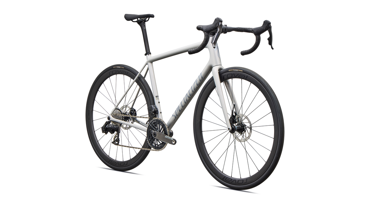Specialized Aethos 2 Expert - SRAM Force AXS - Dolomite Metallic / Shadow Silver