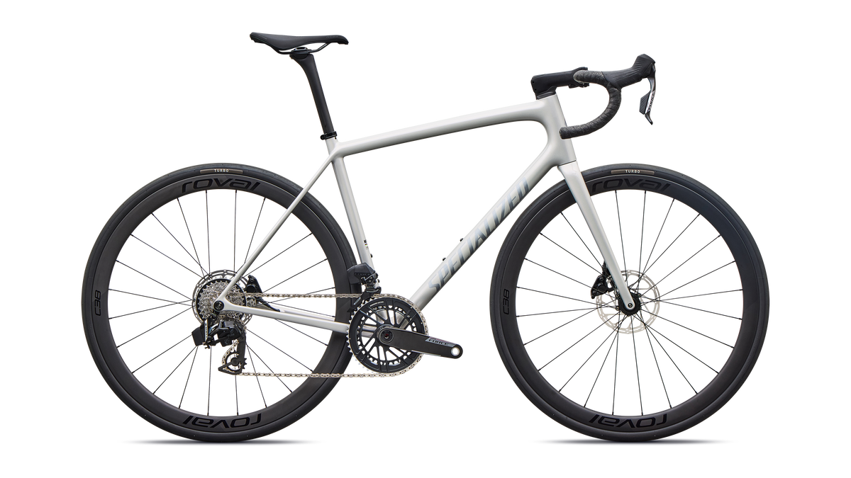 Specialized Aethos 2 Expert - SRAM Force AXS - Dolomite Metallic / Shadow Silver