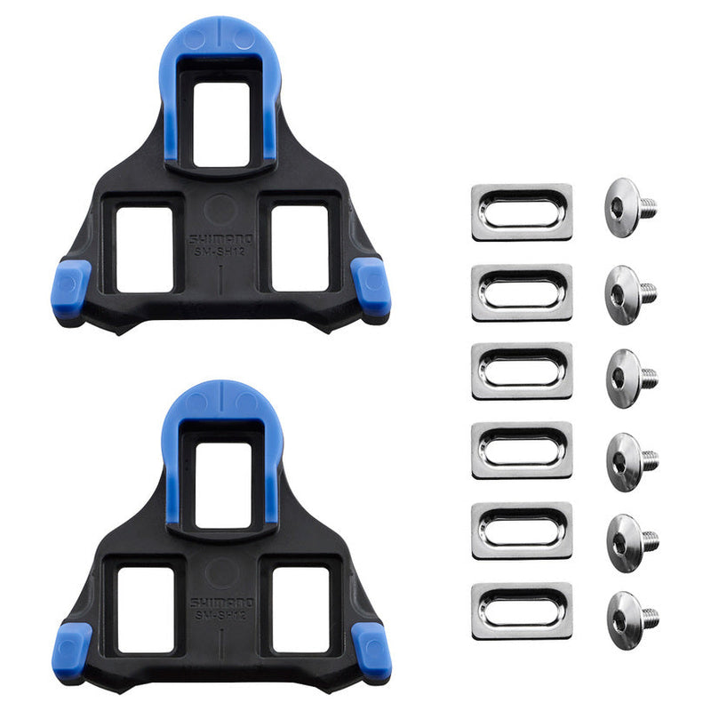 Shimano SM-SH12 SPD SL Cleat Set - 2° Float Blue